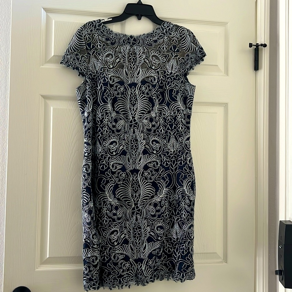 Navy blue and Silver dress